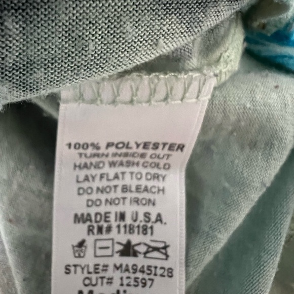 BLEU KNIT Top with Metallic and Rhinestone Design SZ M - Picture 7 of 9